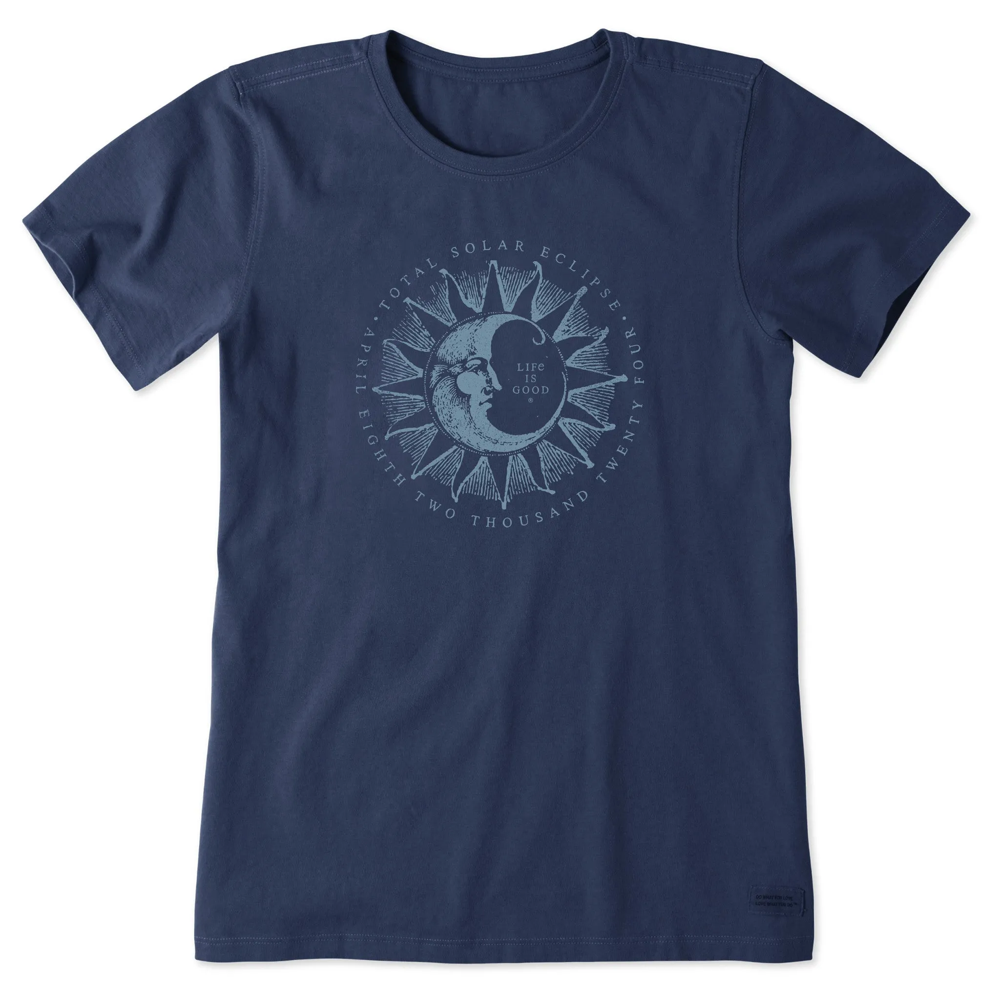 Women's Antique Sun 4.8.24 Short Sleeve Tee Life is Good