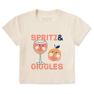 Women's Aperol Spritz and Giggles Crusher-LITE Shrunken Tee Life is Good