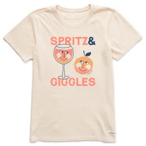 Women's Aperol Spritz and Giggles Short Sleeve Crusher Tee Life is Good