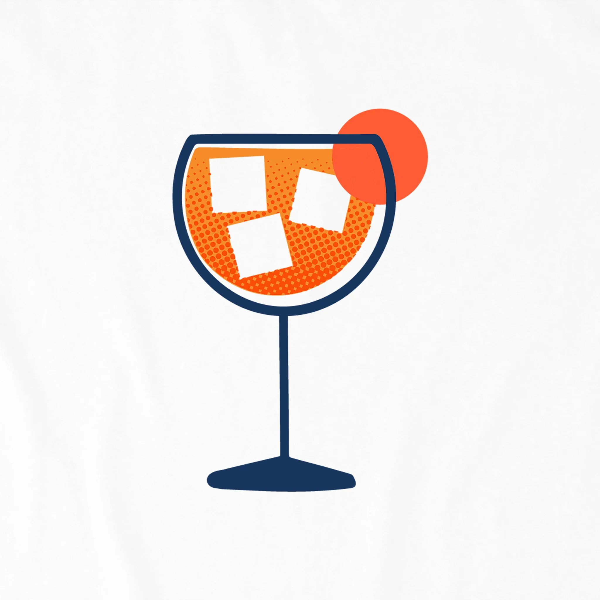 Women's Aperol Spritz Mini Short Sleeve Crusher Vee Life is Good