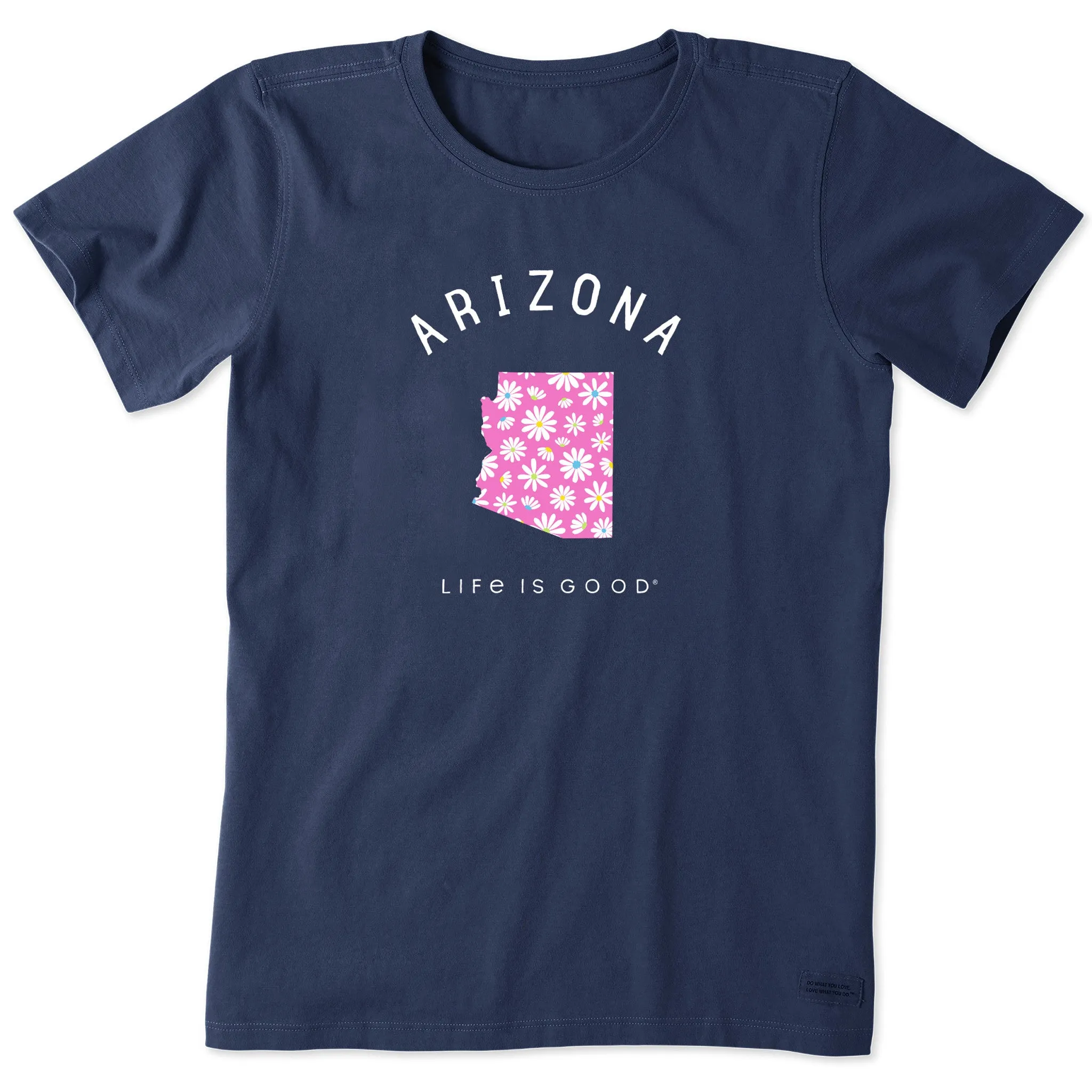 Women's Arizona Daisies Short Sleeve Crusher Tee Life is Good