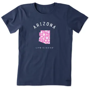 Women's Arizona Daisies Short Sleeve Crusher Tee Life is Good