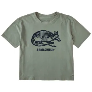 Women's Armadillo Short Sleeve Crusher Boxy Tee Life is Good