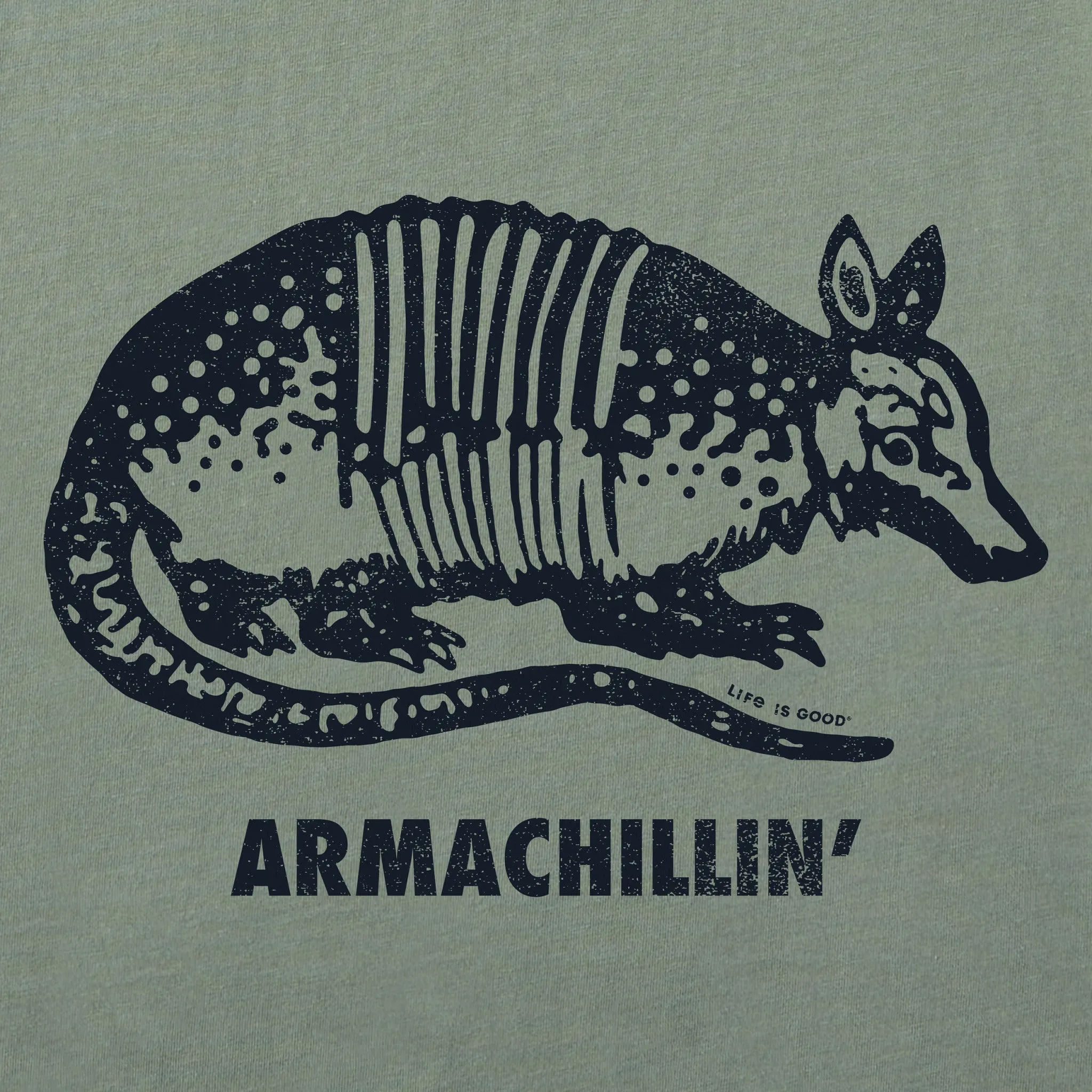 Women's Armadillo Short Sleeve Crusher Boxy Tee Life is Good
