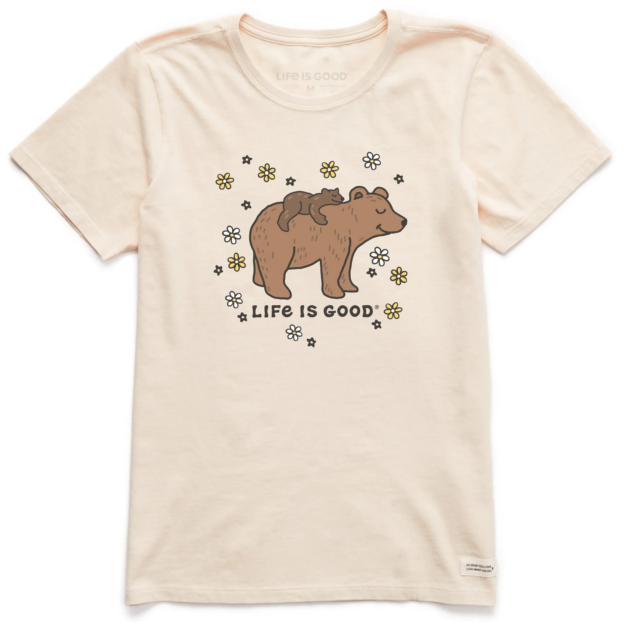 Women's Baby Bear Hug Short Sleeve Crusher Tee Life is Good