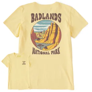 Women's Badlands National Park Short Sleeve Crusher Tee Life is Good