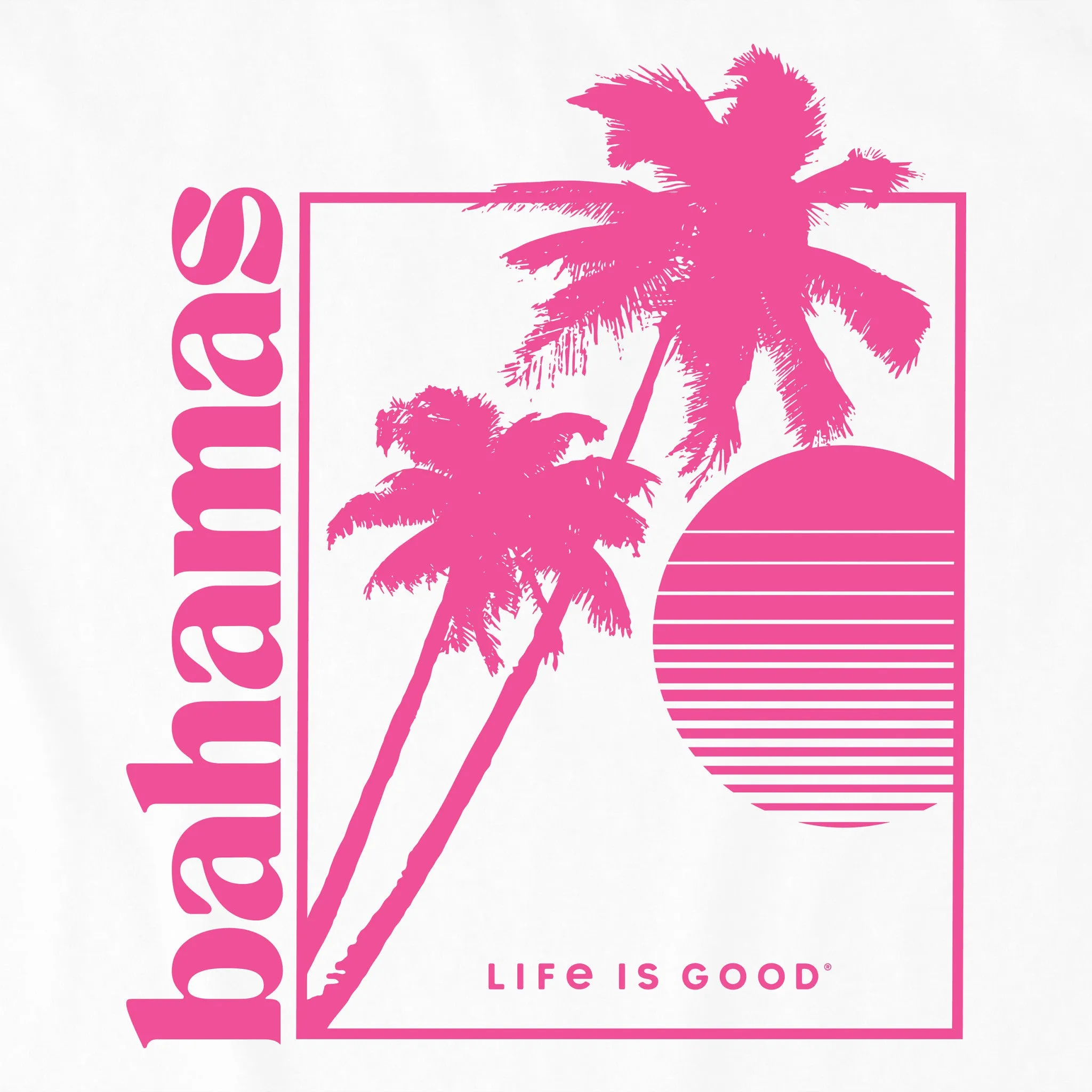 Women's Bahamas Sunset Short Sleeve Crusher Tee Life is Good