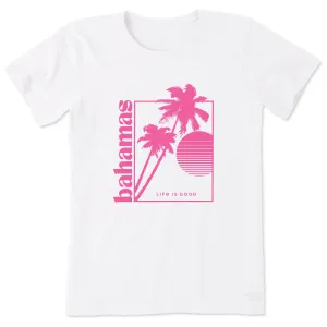 Women's Bahamas Sunset Short Sleeve Crusher Tee Life is Good