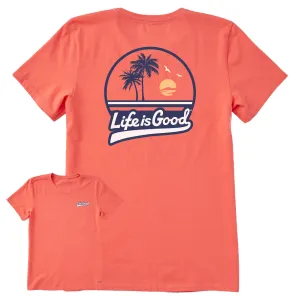 Women's Ballyard Beach Short Sleeve Crusher Tee Life is Good