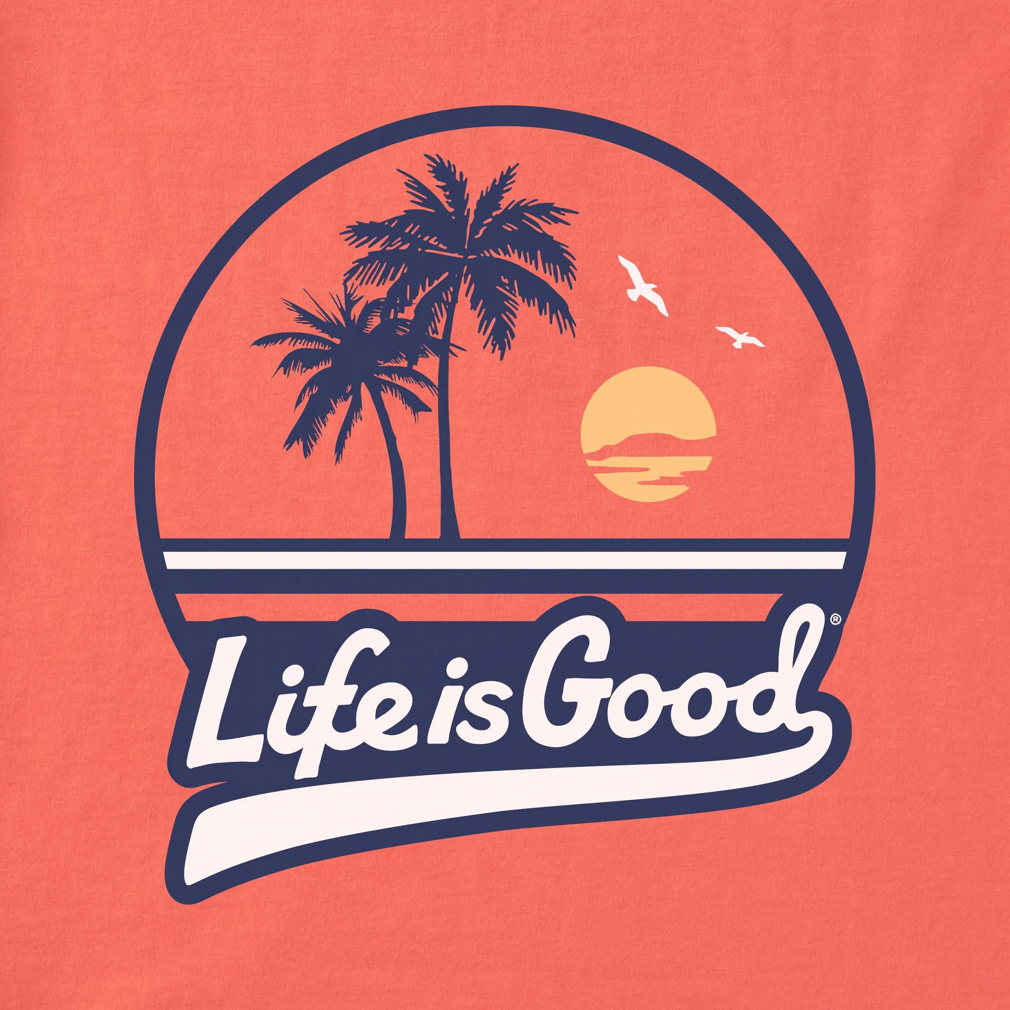 Women's Ballyard Beach Short Sleeve Crusher Tee Life is Good