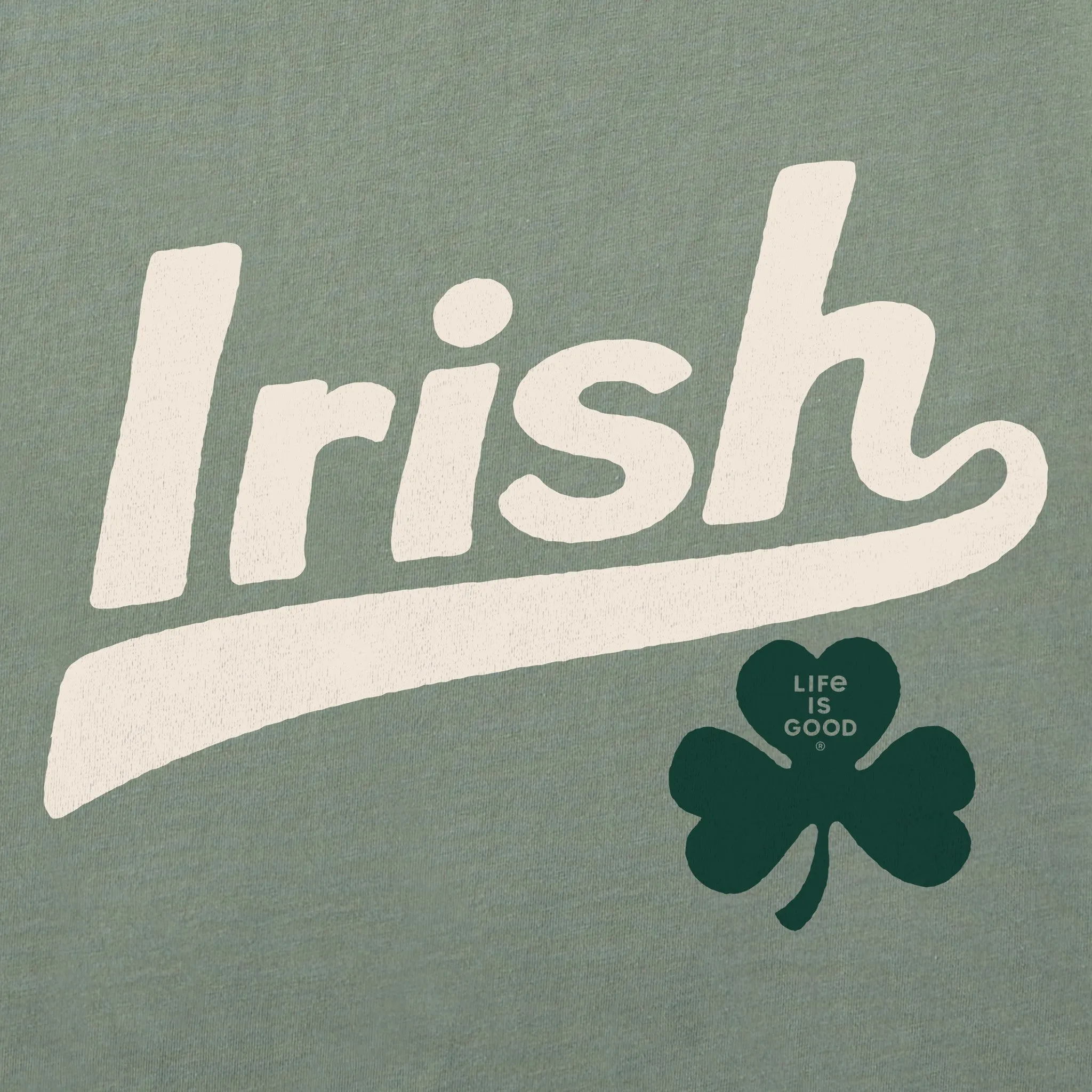Women's Ballyard Irish Clover Short Sleeve Crusher Tee Life is Good