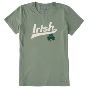 Women's Ballyard Irish Clover Short Sleeve Crusher Tee Life is Good