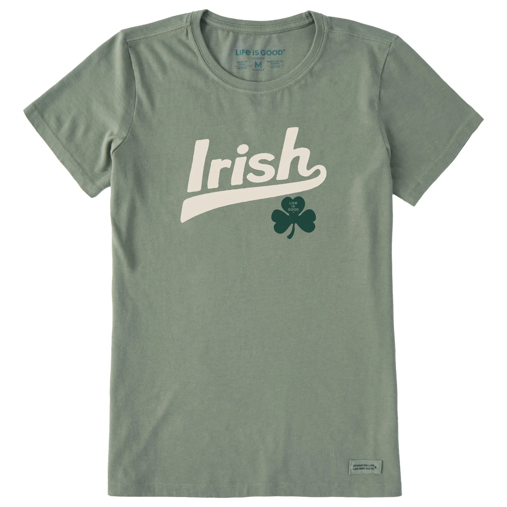Women's Ballyard Irish Clover Short Sleeve Crusher Tee Life is Good