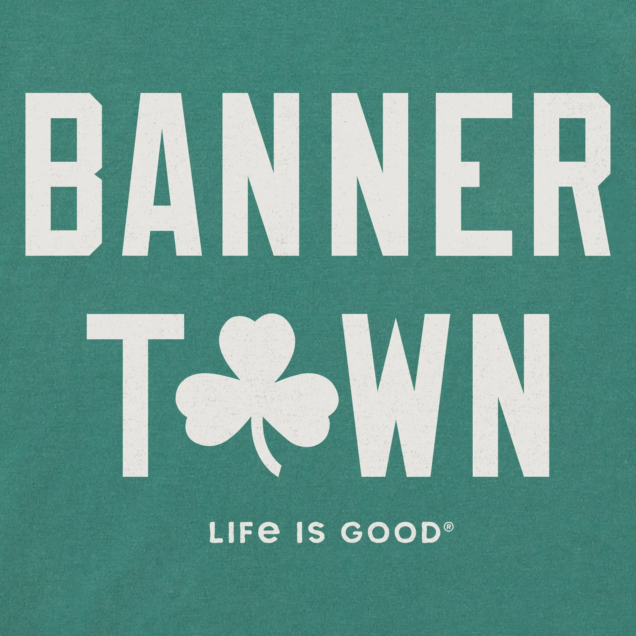 Women's Banner Town Short Sleeve Crusher Boxy Tee Life is Good