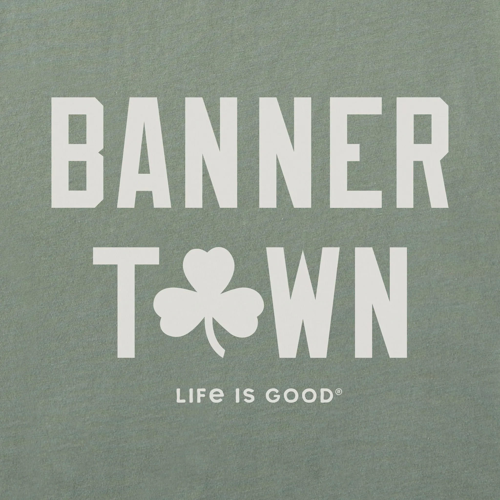 Women's Banner Town Short Sleeve Crusher Boxy Tee Life is Good