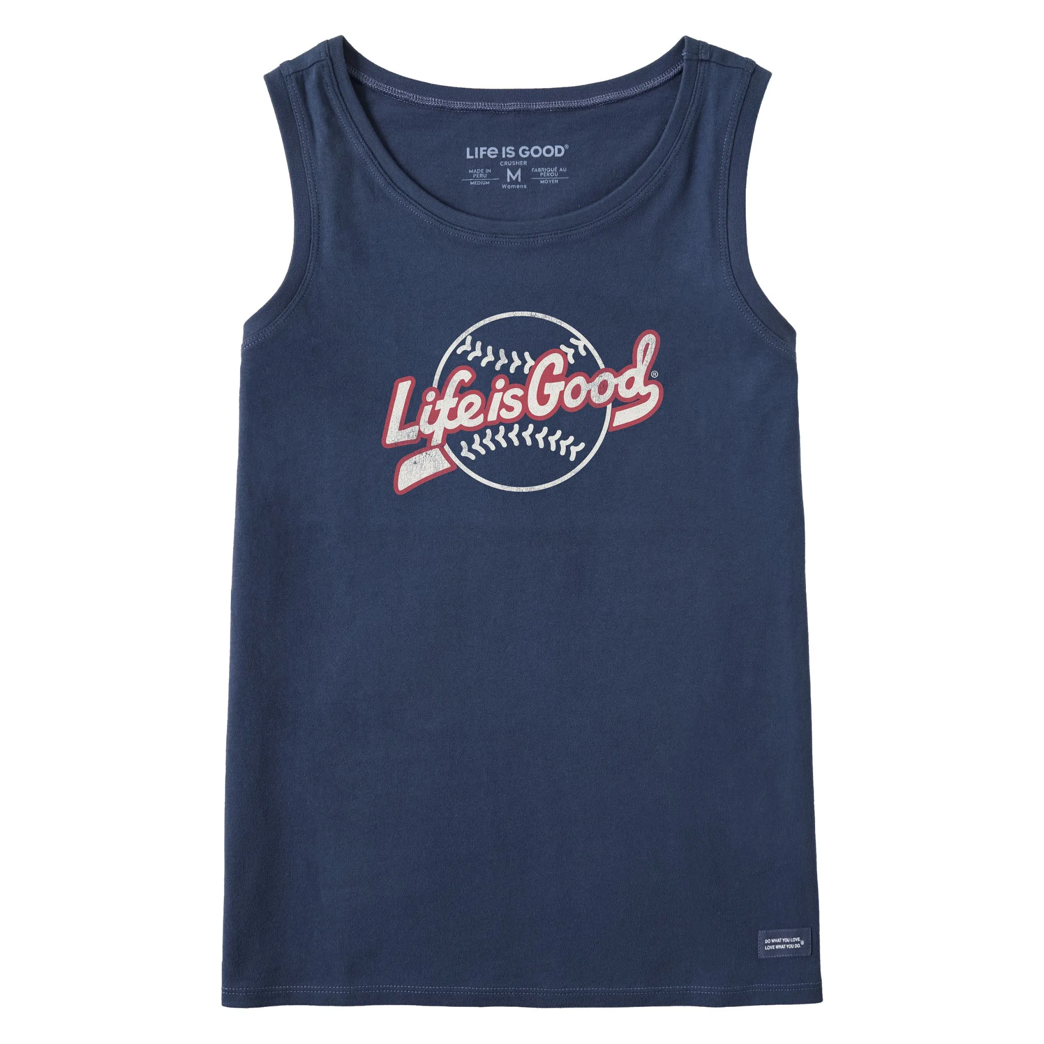 Women's Baseball Ballyard Crusher Tank Life is Good