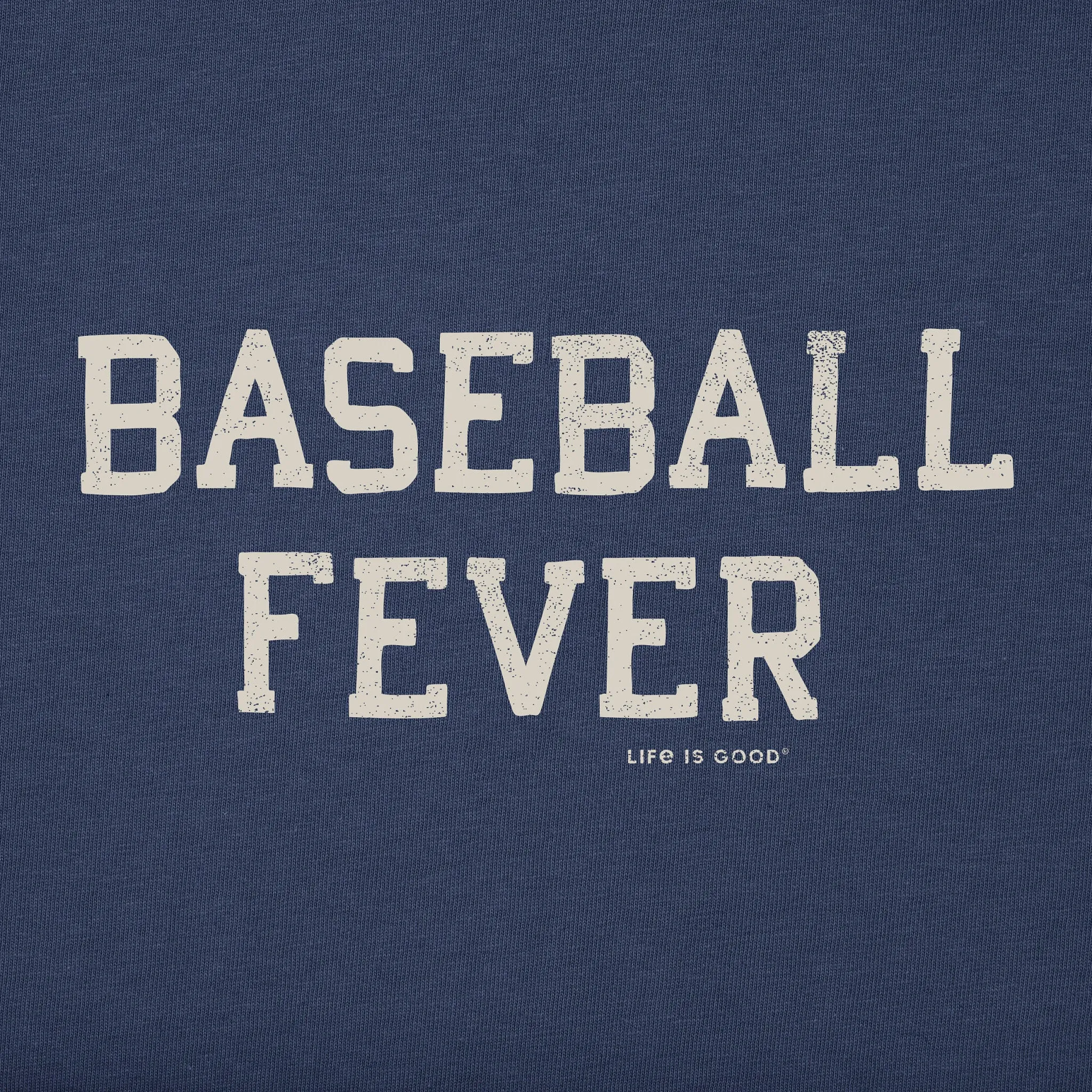 Women's Baseball Fever Block Short Sleeve Vee Life is Good