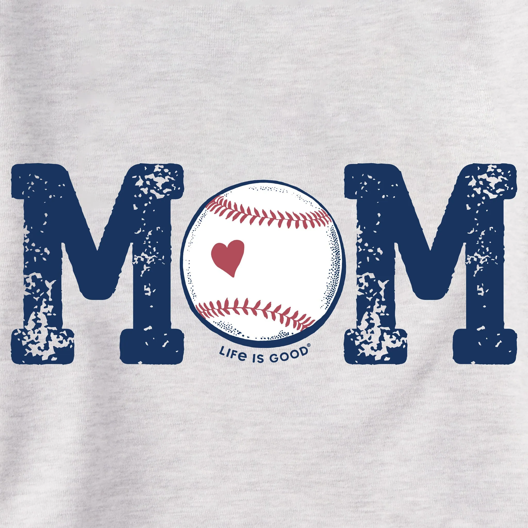 Women's Baseball Mom Simply True Fleece Hoodie Life is Good