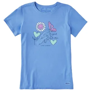 Women's Be Good to Each Other Butterfly Short Sleeve Tee Life is Good