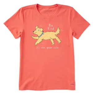 Women's Be Kind Golden Rule Short Sleeve Tee Life is Good