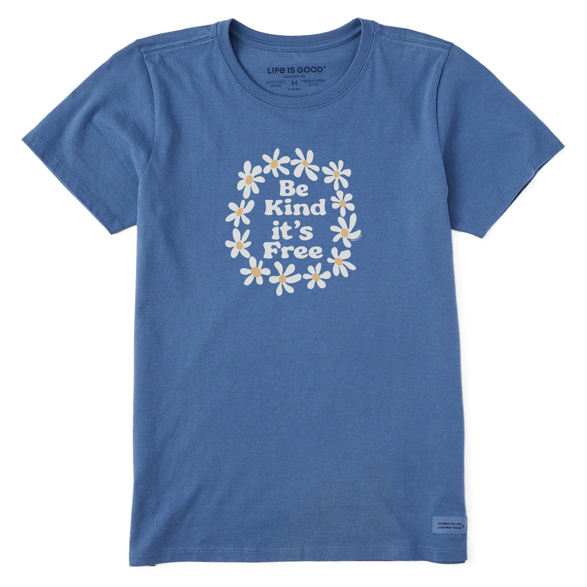Women's Be Kind It's Free Short Sleeve Crusher Tee Life is Good