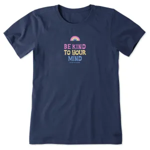 Women's Be Kind to Your Mind Short Sleeve Tee Life is Good