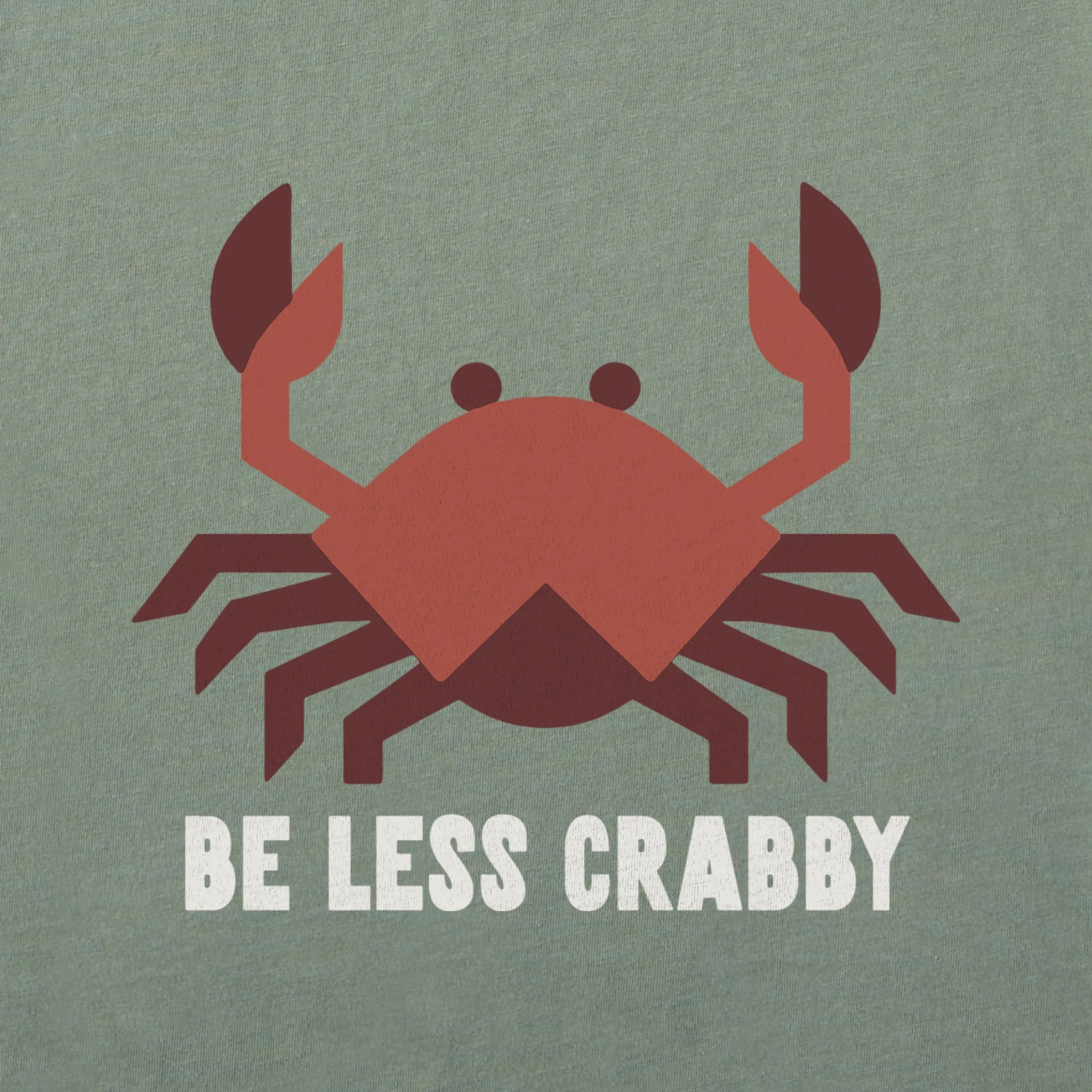 Women's Be less Crabby Mini Short Sleeve Crusher Boxy Tee Life is Good