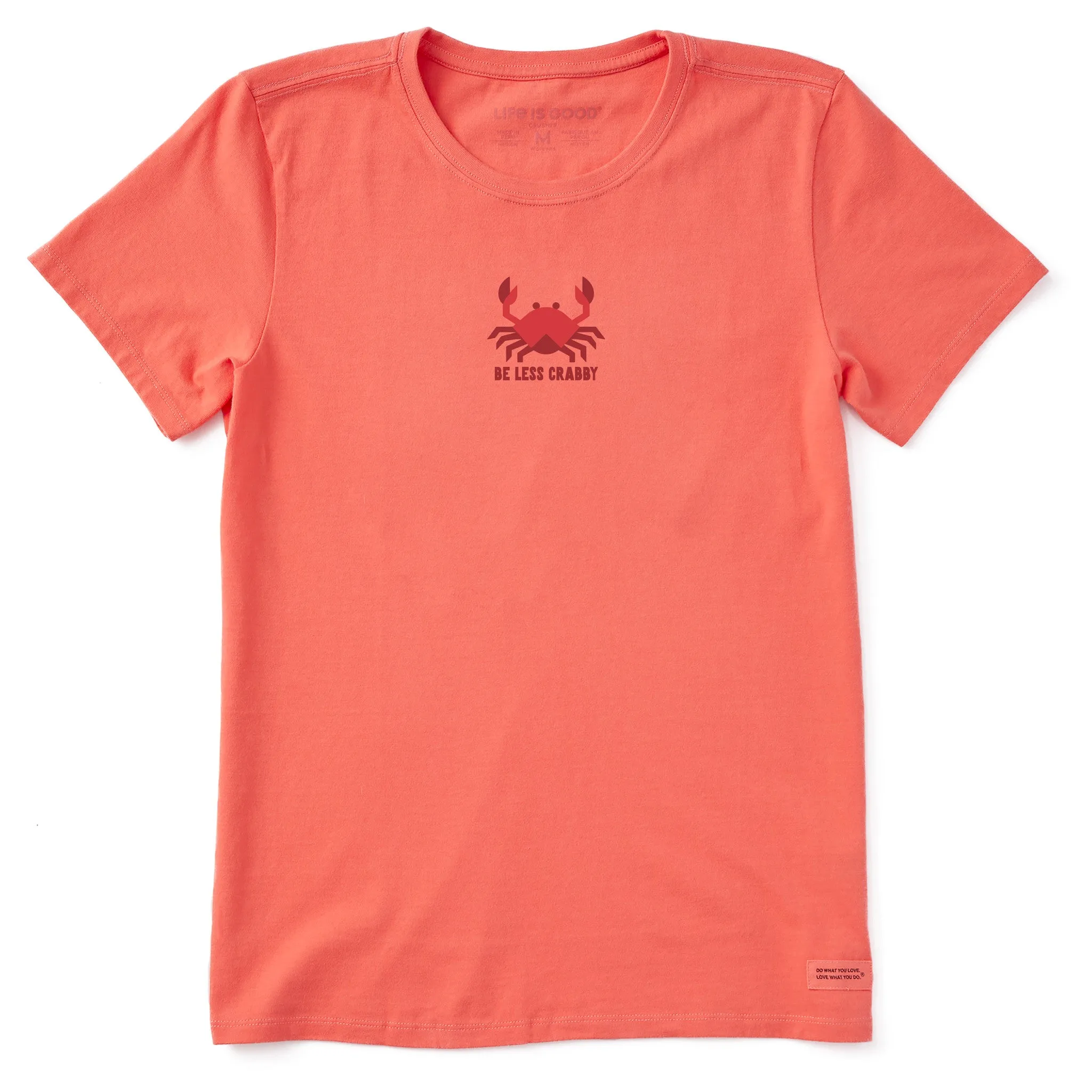Women's Be less Crabby Mini Short Sleeve Crusher Tee Life is Good