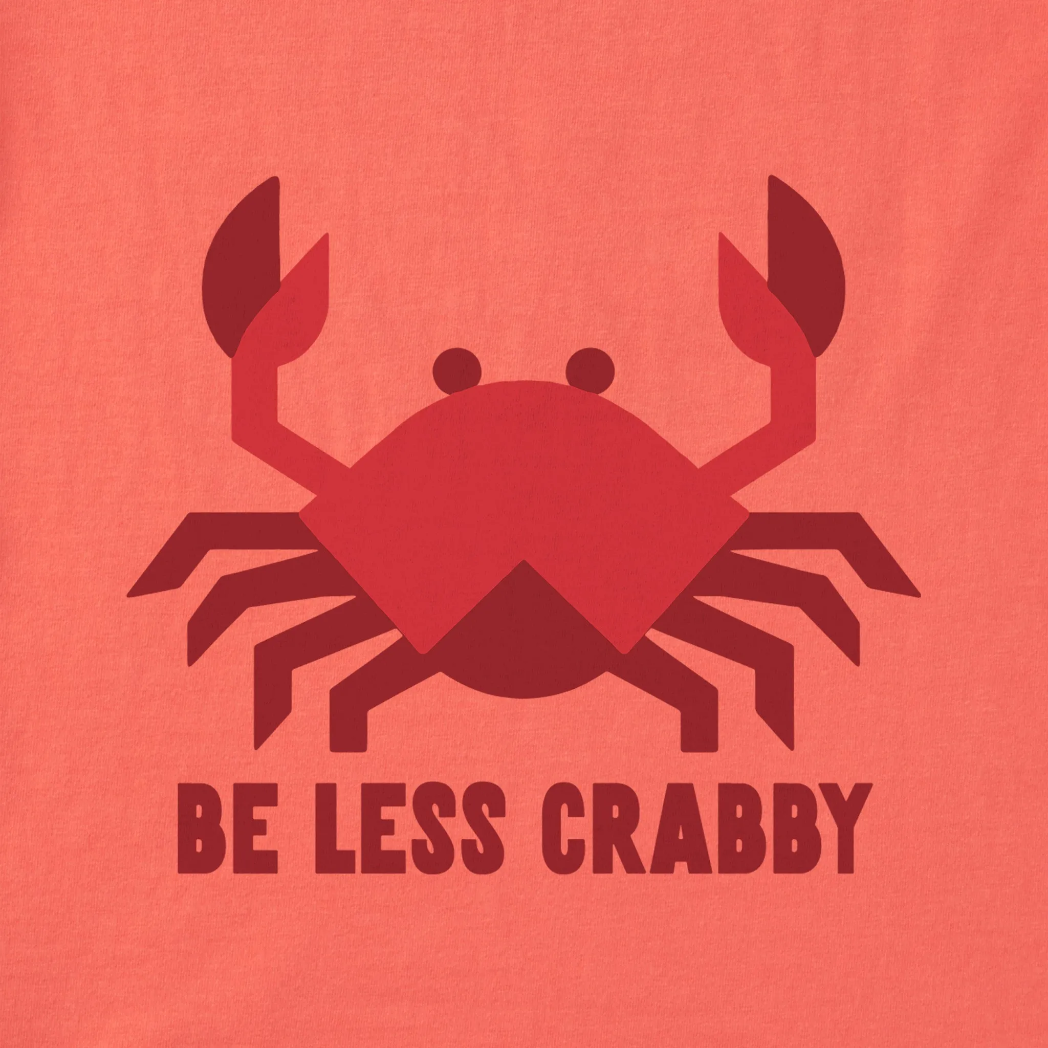 Women's Be less Crabby Mini Short Sleeve Crusher Tee Life is Good