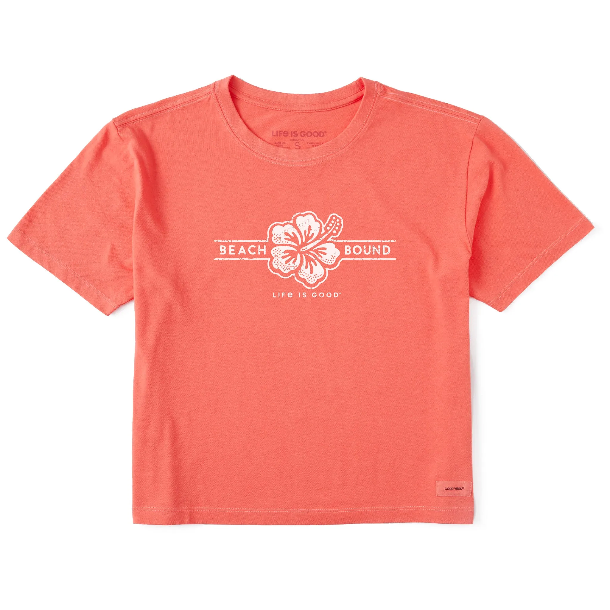 Women's Beach Bound Short Sleeve Crusher Boxy Tee Life is Good