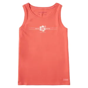 Women's Beach Bound Stripe Crusher Tank Life is Good