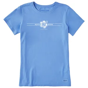 Women's Beach Bound Stripe Short Sleeve Crusher Tee Life is Good