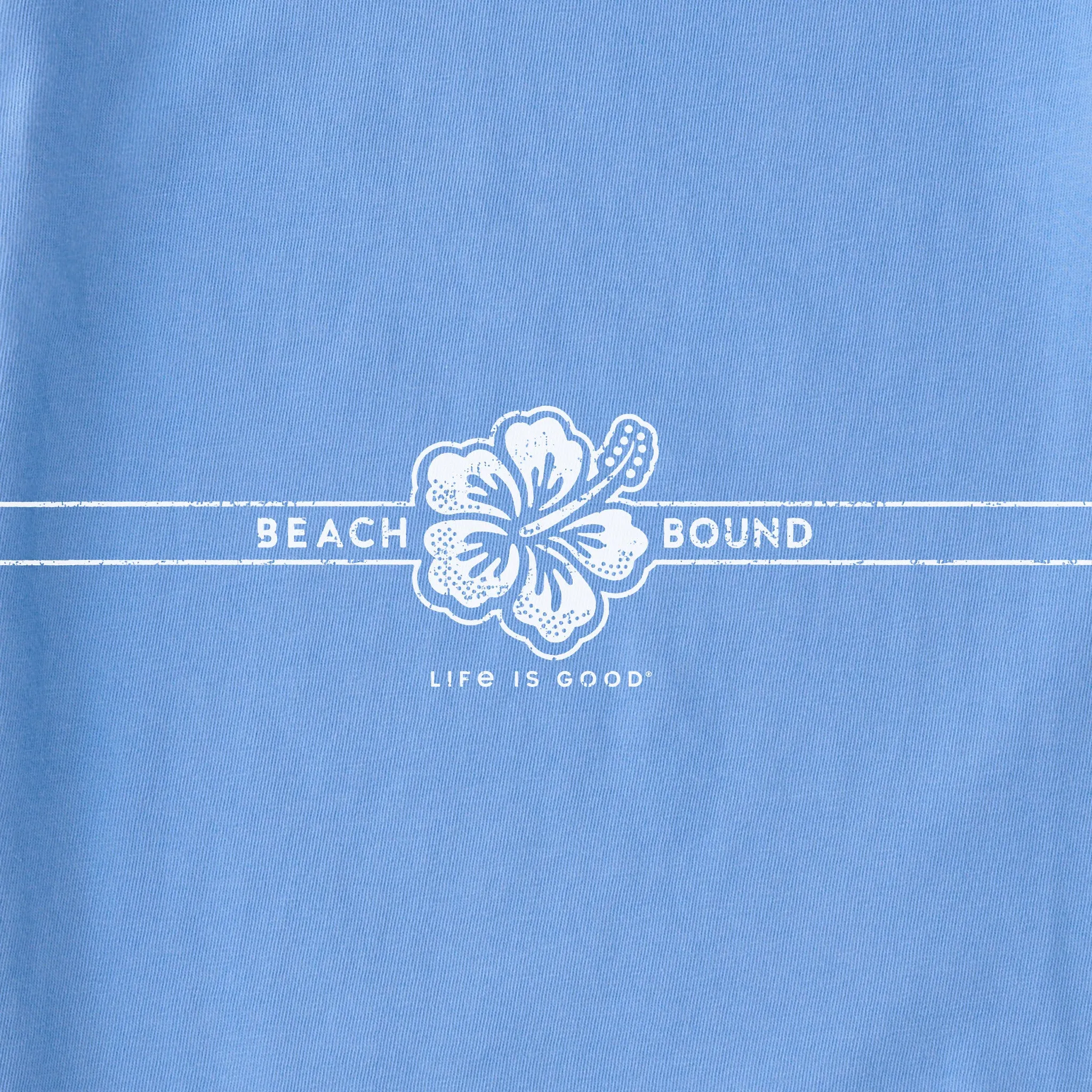 Women's Beach Bound Stripe Short Sleeve Vee Life is Good