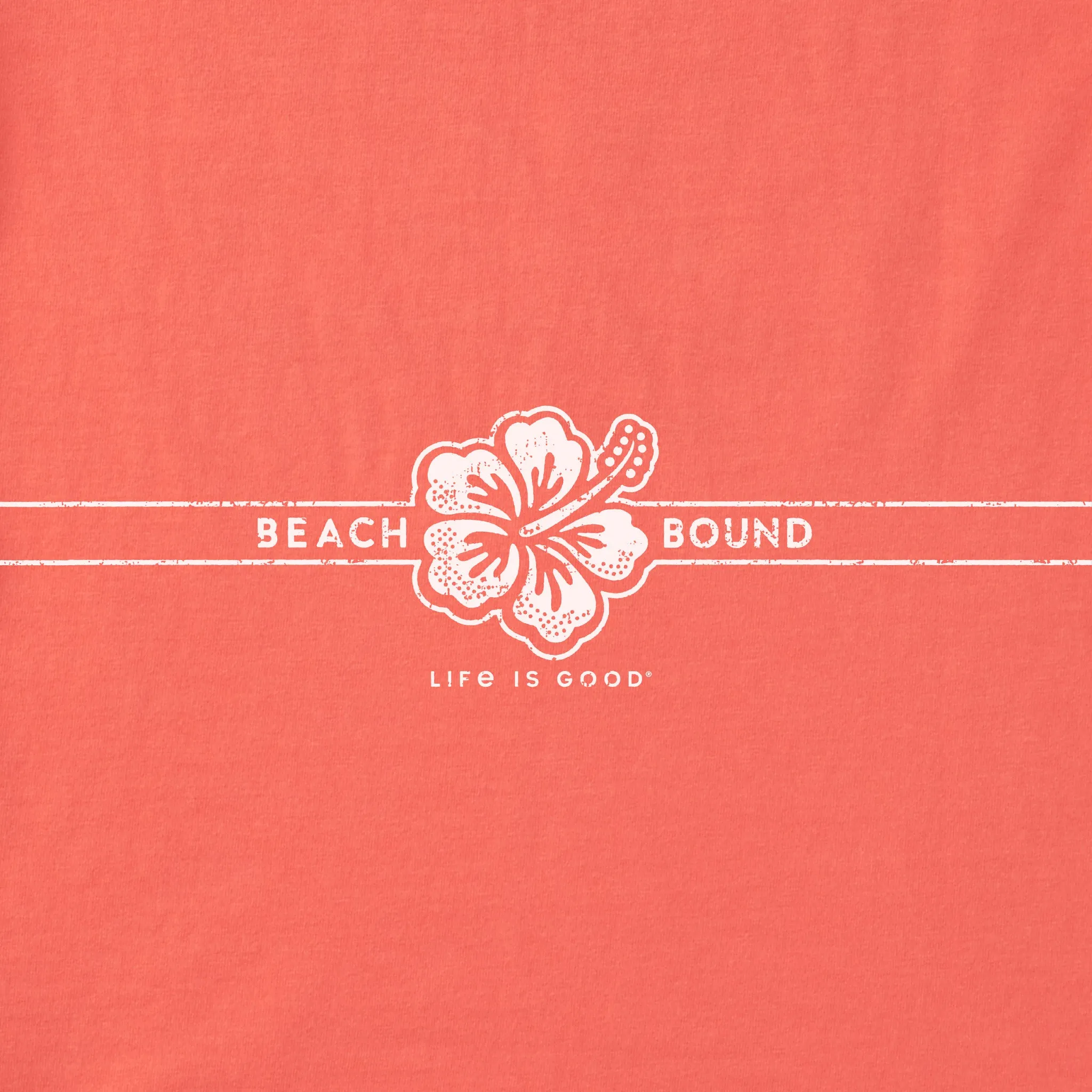 Women's Beach Bound Stripe Short Sleeve Vee Life is Good