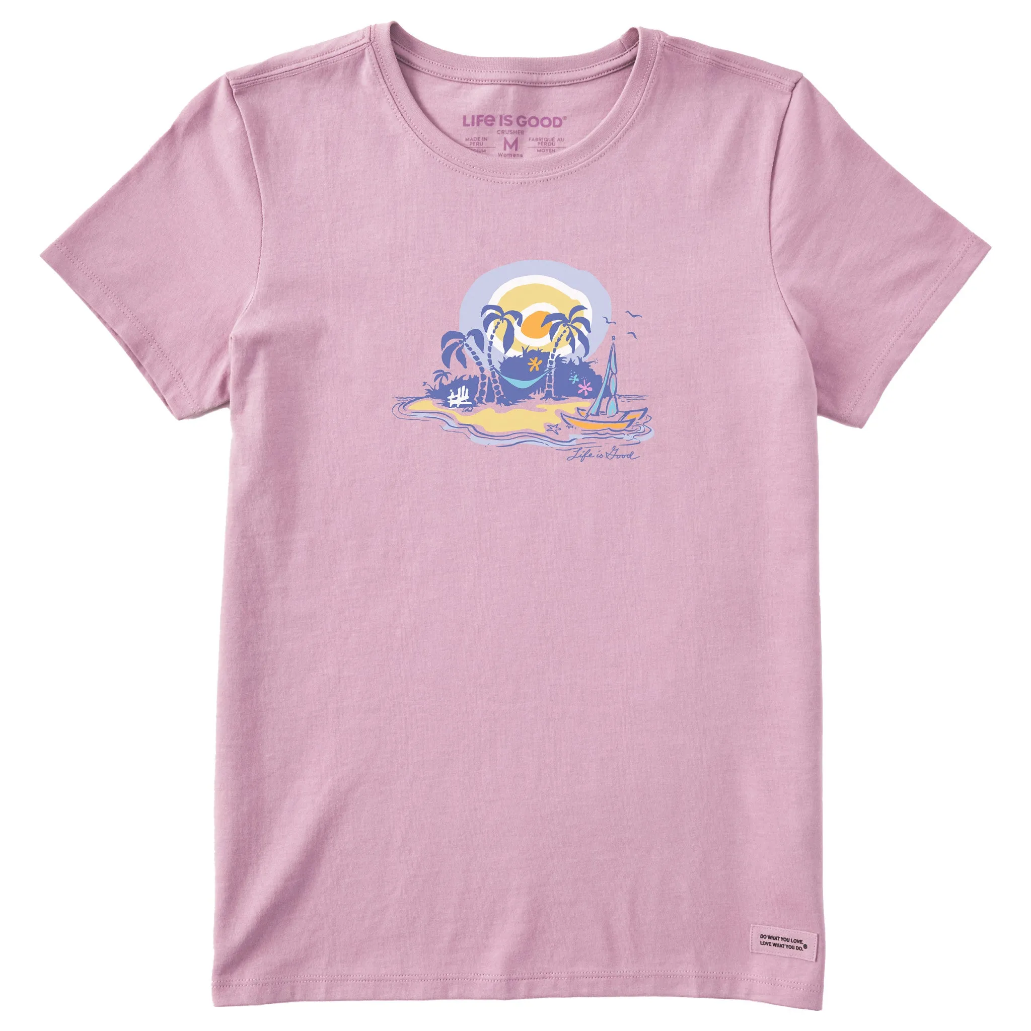 Women's Beach Oasis Short Sleeve Crusher Tee Life is Good