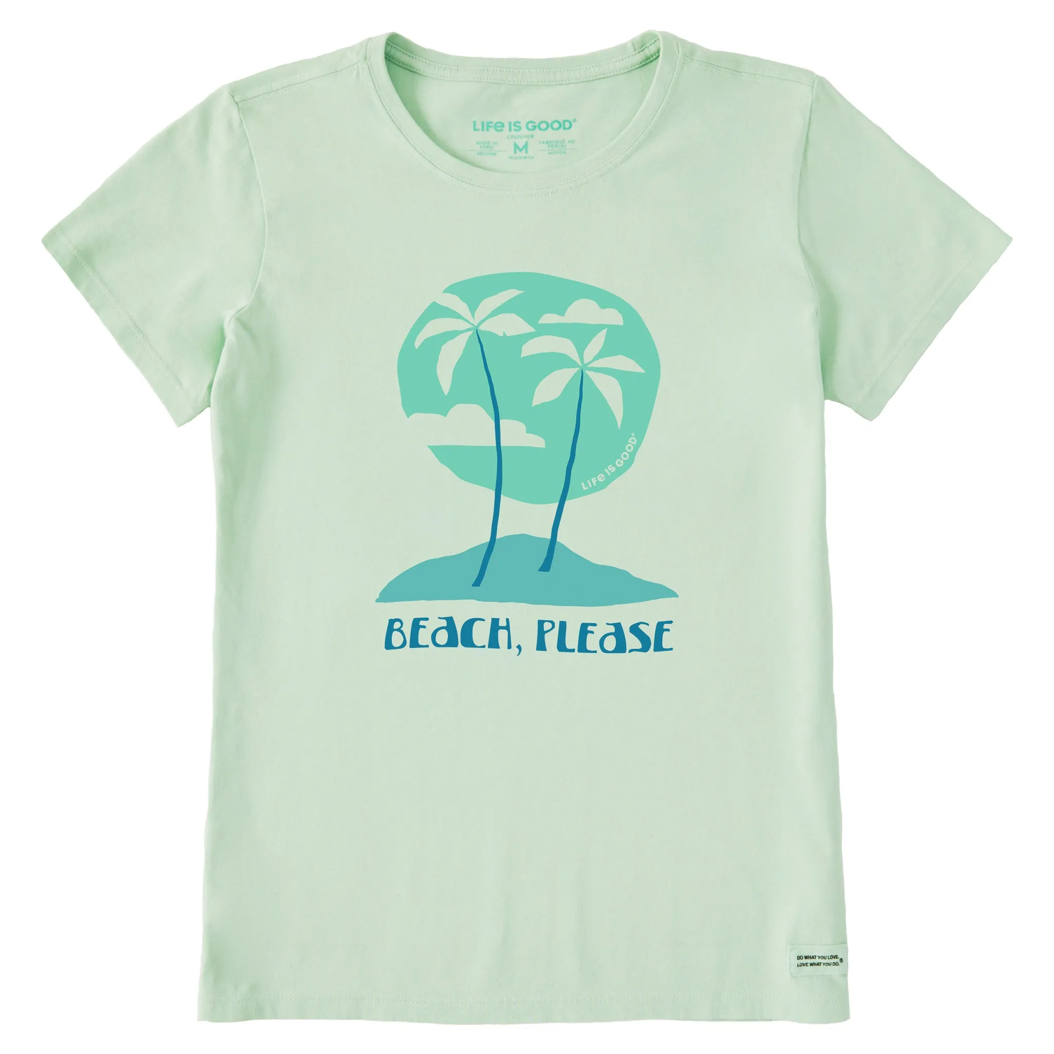Women's Beach Please Palms Short Sleeve Tee Life is Good