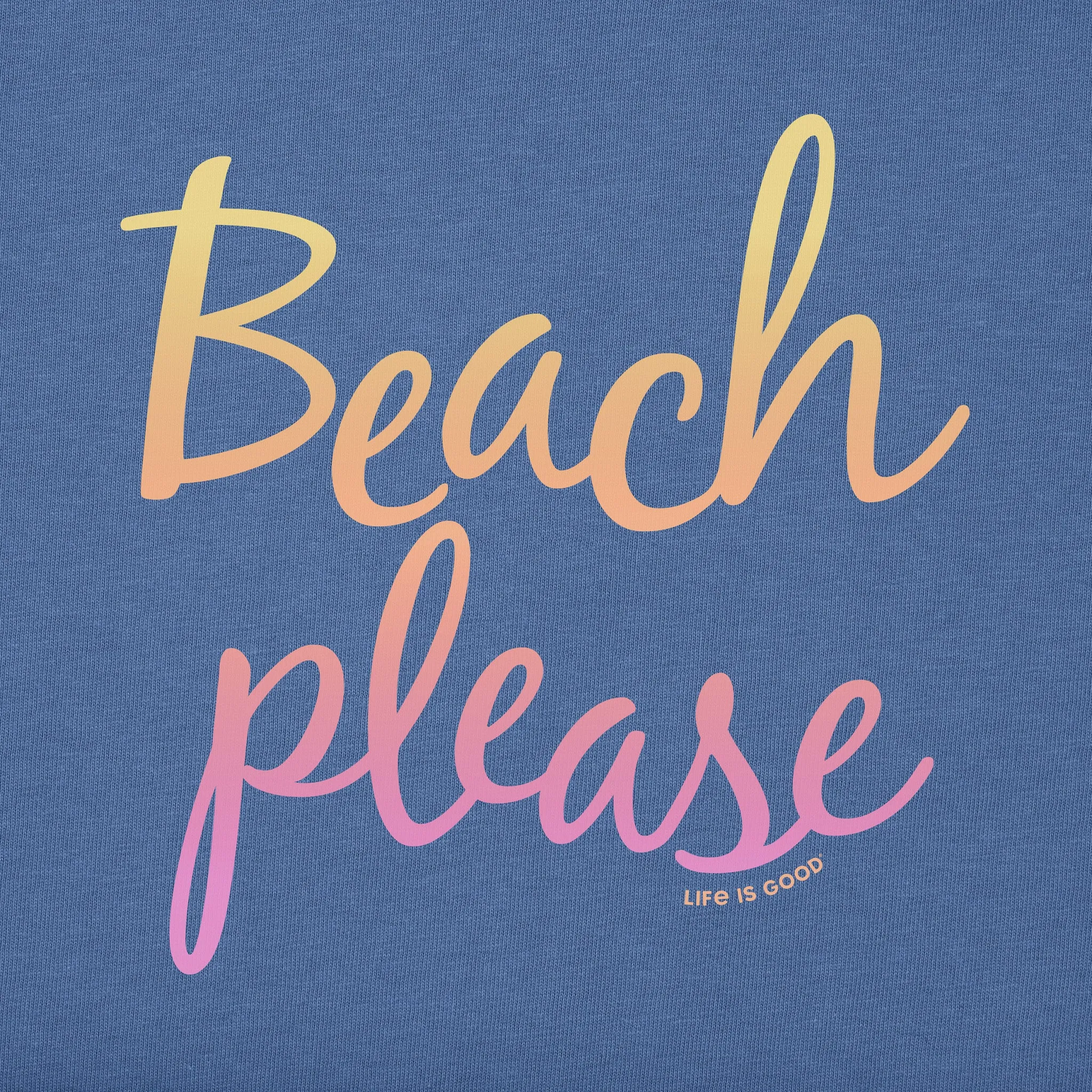 Women's Beach Please Short Sleeve Tee Life is Good