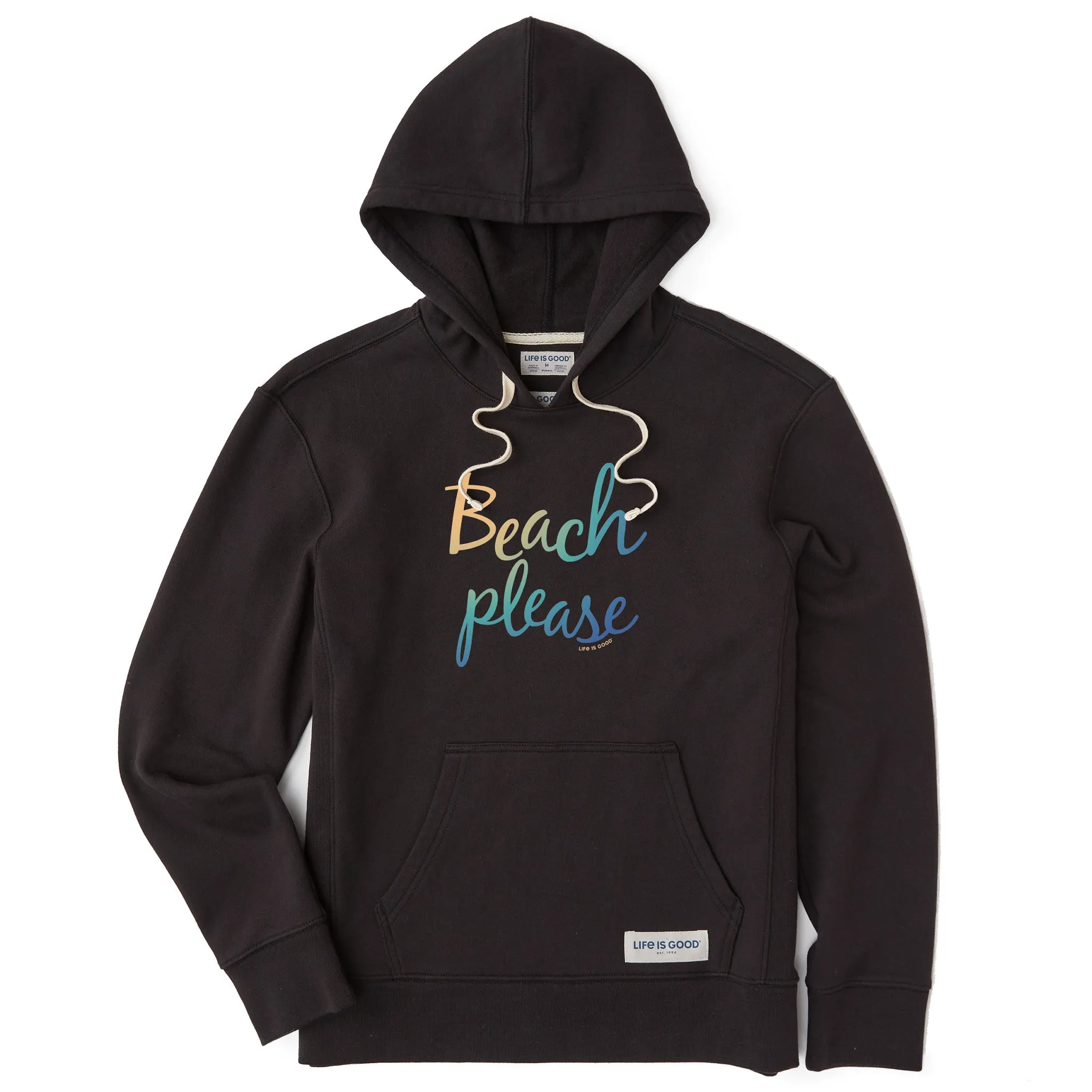 Women's Beach Please Simply True Fleece Hoodie Life is Good
