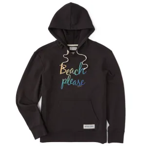 Women's Beach Please Simply True Fleece Hoodie Life is Good