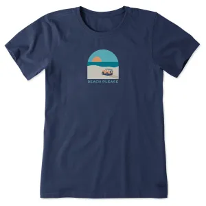Women's Beach Please Truck Short Sleeve Tee Life is Good