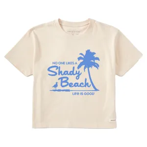 Women's Beach Short Sleeve Crusher Boxy Tee Life is Good