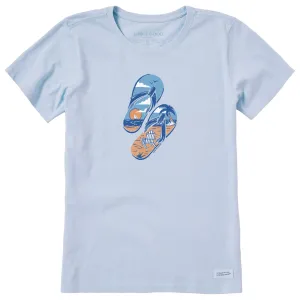 Women's Beachy Flips Short Sleeve Crusher Tee Life is Good