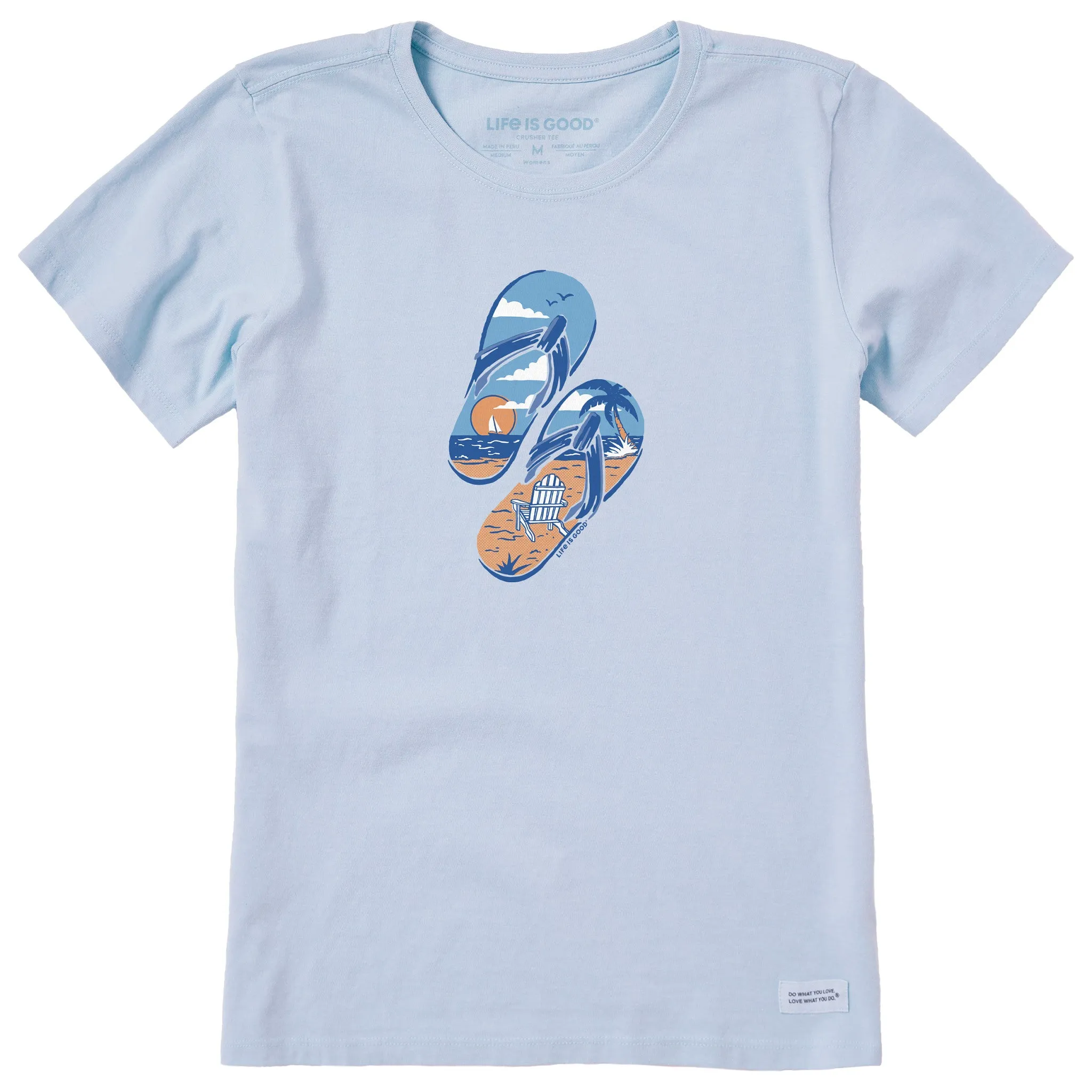 Women's Beachy Flips Short Sleeve Crusher Tee Life is Good