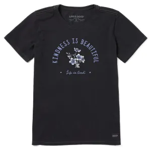 Women's Beautiful Cherry Blossoms Short Sleeve Crusher-LITE Tee Life is Good