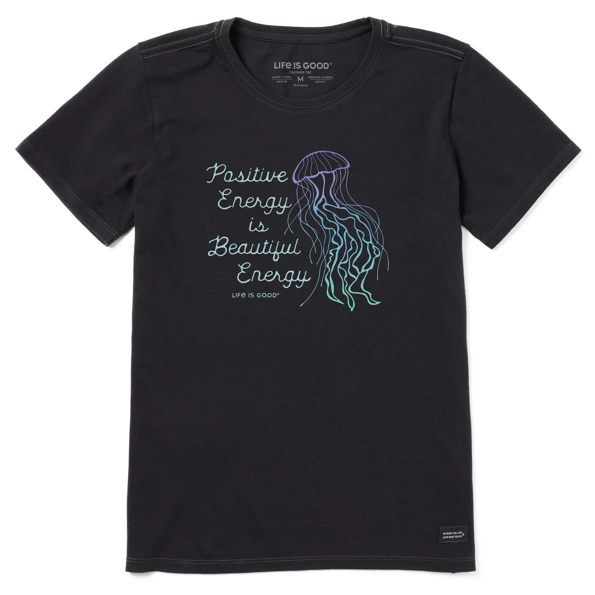 Women's Beautiful Energy Jellyfish Short Sleeve Tee Life is Good