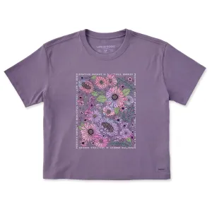 Women's Beautiful Energy Tie Dye Short Sleeve Crusher Boxy Tee Life is Good