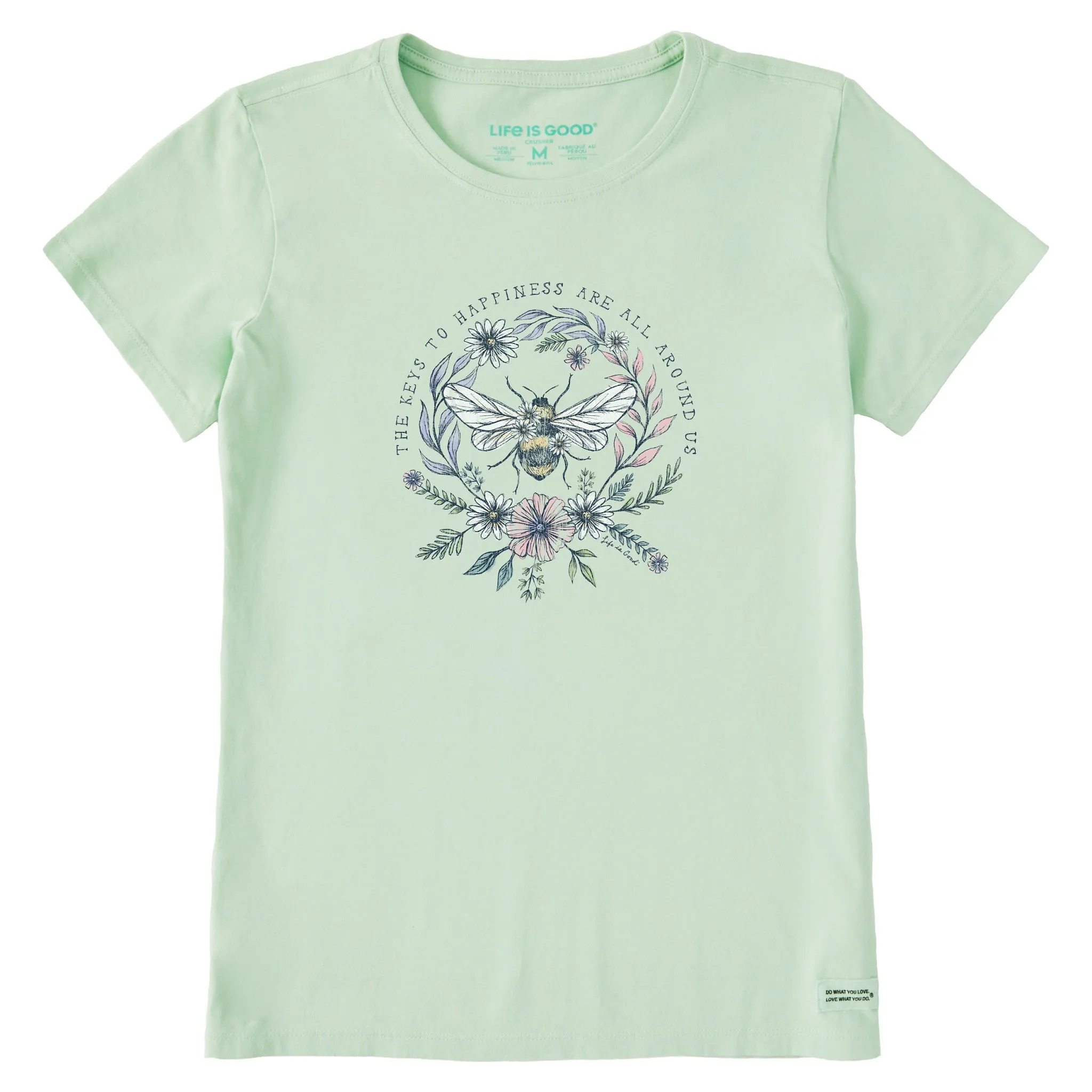 Women's Bee Happiness All Around Short Sleeve Tee Life is Good