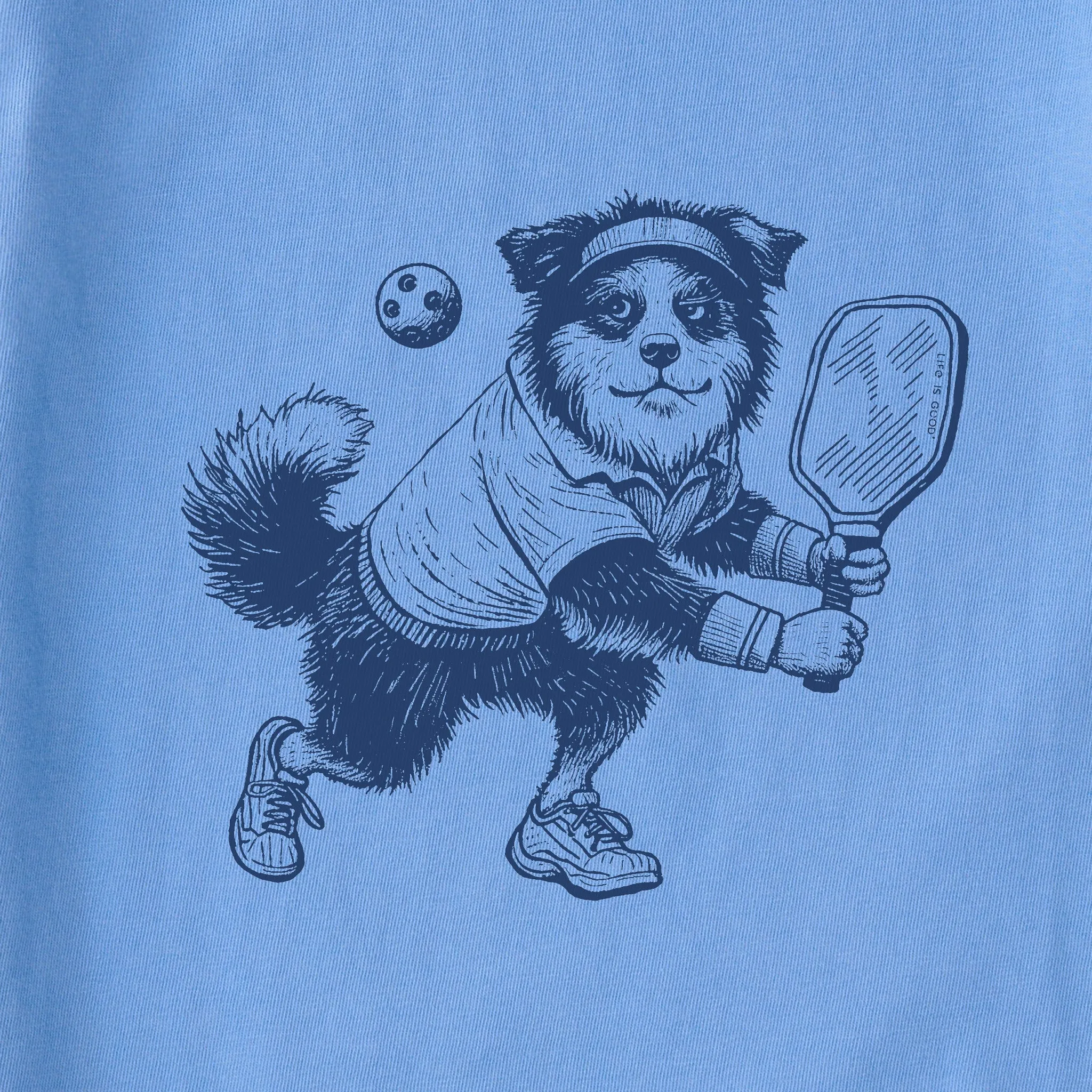 Women's Bert's Aussie w Pickleball Short Sleeve Crusher Boxy Tee Life is Good