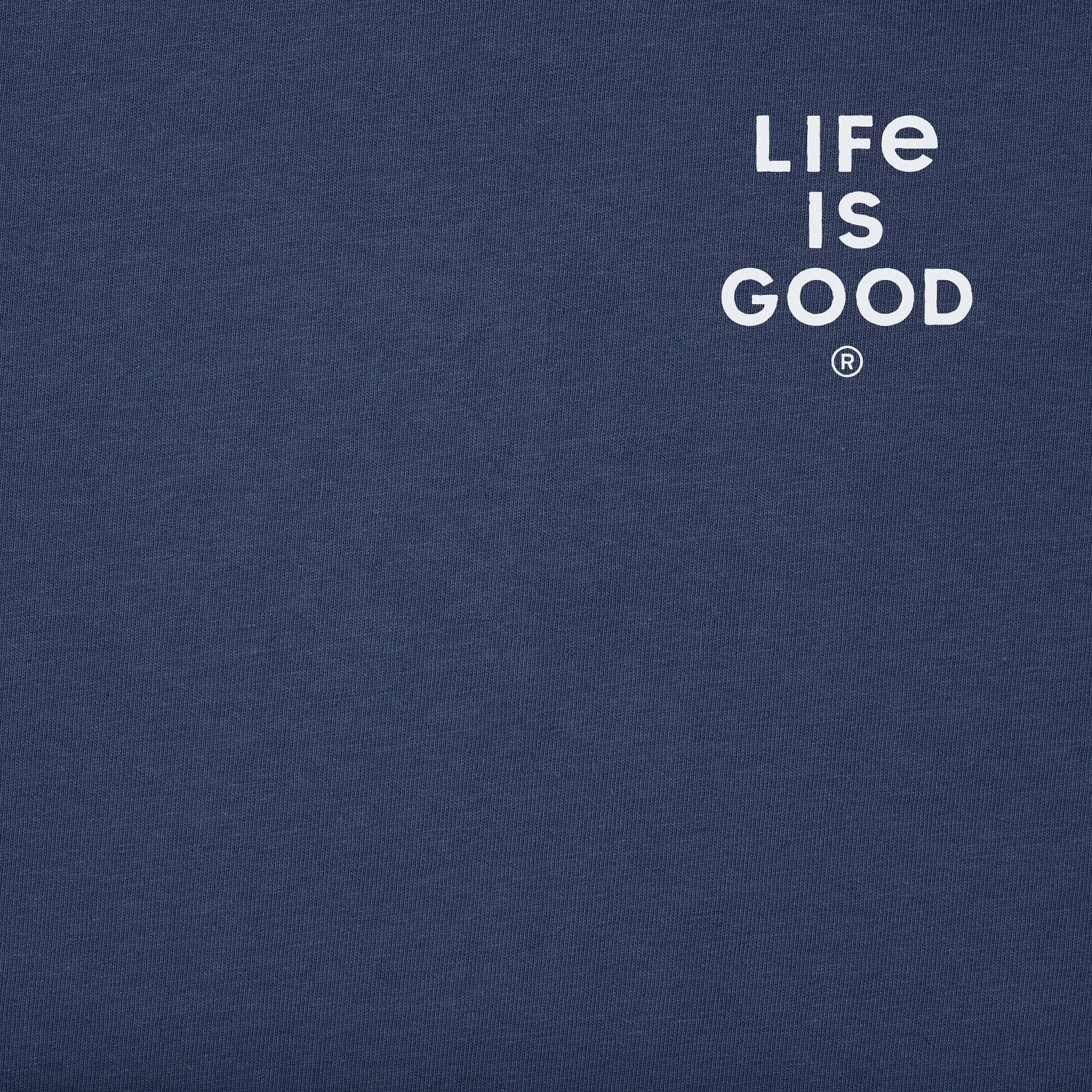 Women's Berts Beach Manifesto Short Sleeve Crusher Tee Life is Good