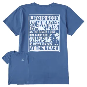 Women's Berts Beach Manifesto Short Sleeve Crusher Tee Life is Good